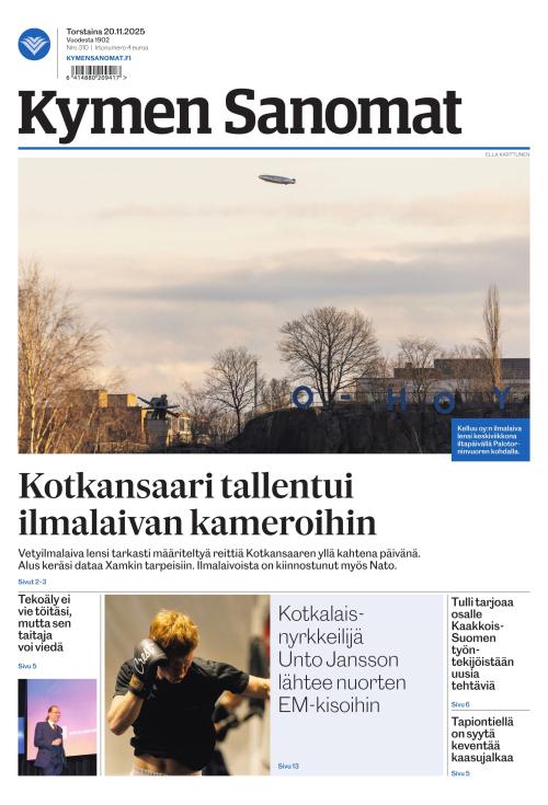 Kymen Sanomat 20.11.2025