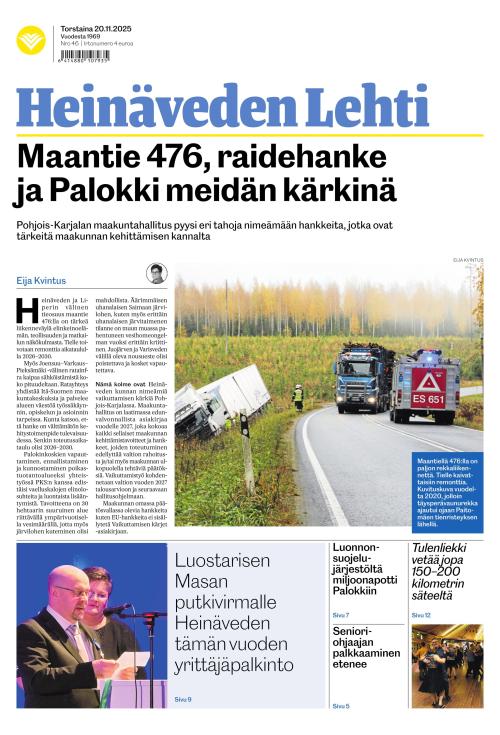 Heinäveden lehti 20.11.2025