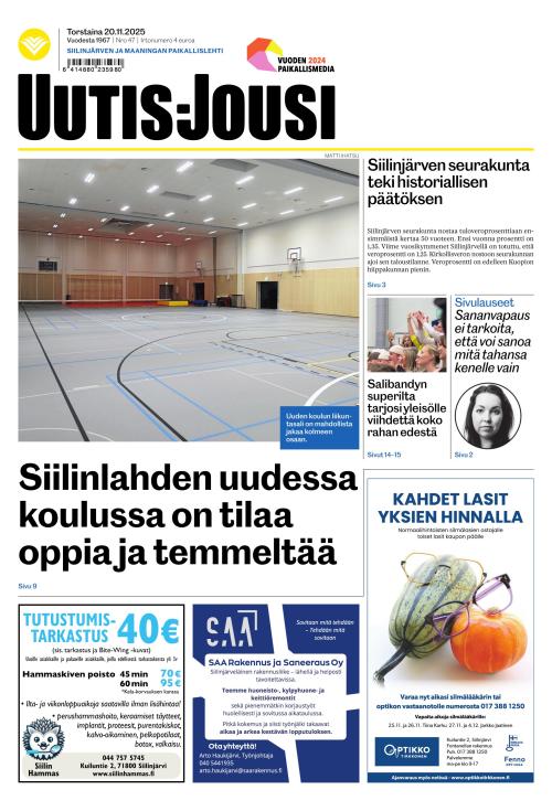 Uutis-Jousi 20.11.2025