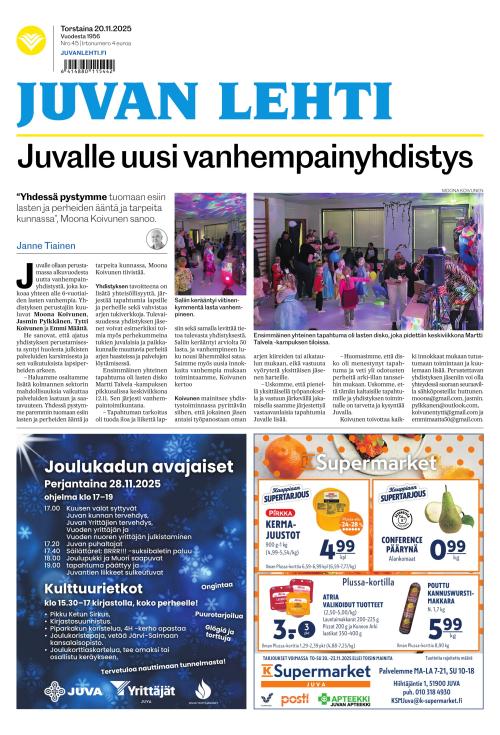 Juvan lehti 20.11.2025