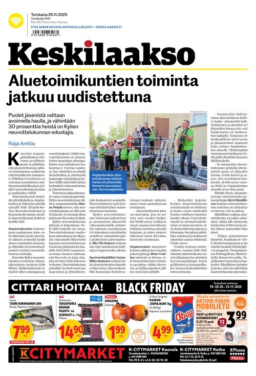 Keskilaakso 20.11.2025