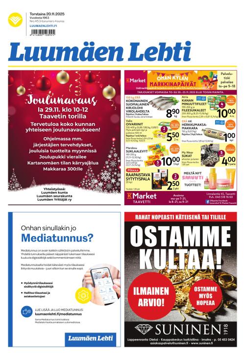 Luumäen Lehti 20.11.2025