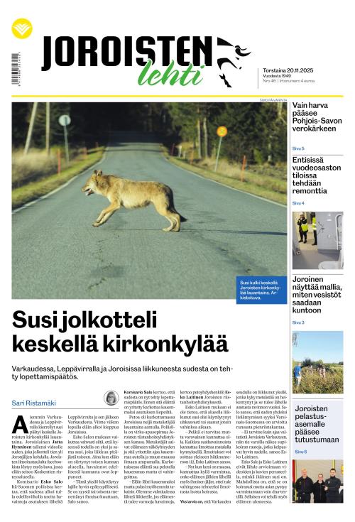 Joroisten Lehti 20.11.2025