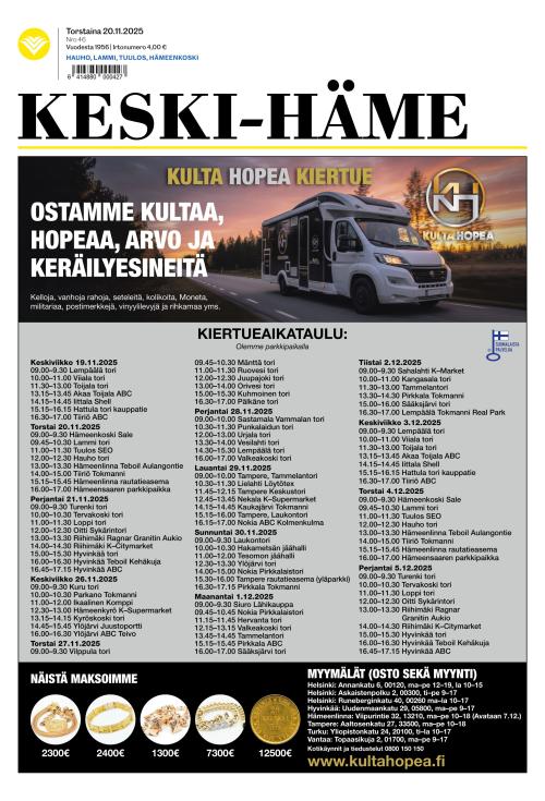 Keski-Häme 20.11.2025