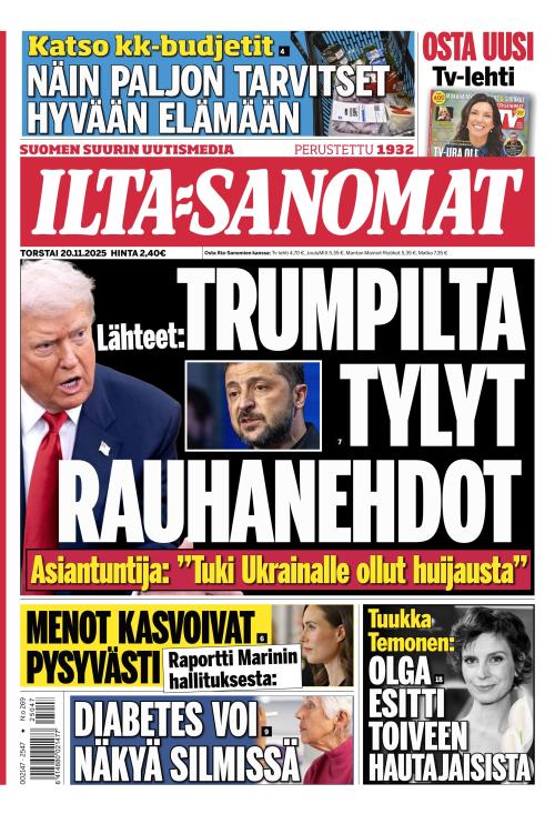 Ilta-Sanomat 20.11.2025