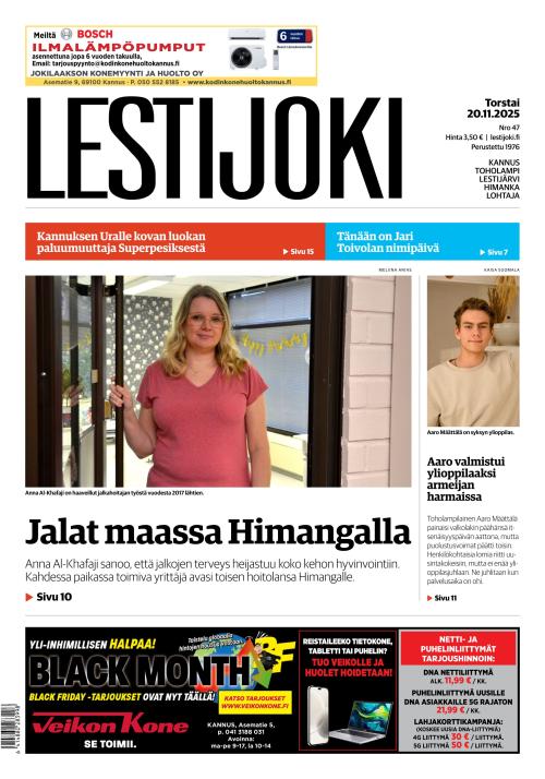 Lestijoki-lehti 20.11.2025