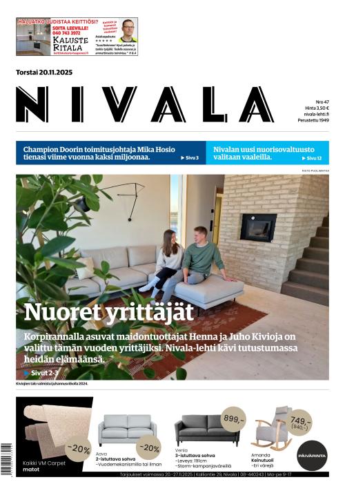 Nivala-lehti 20.11.2025