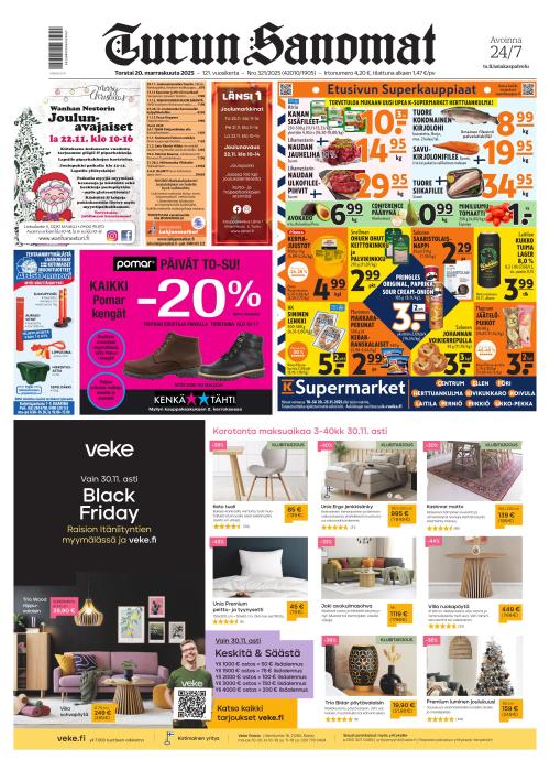 Turun Sanomat 20.11.2025