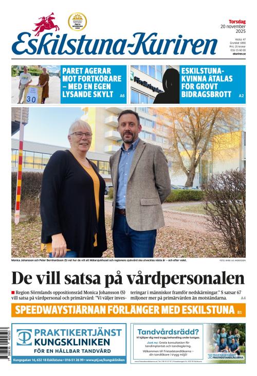 Eskilstuna-Kuriren 20.11.2025
