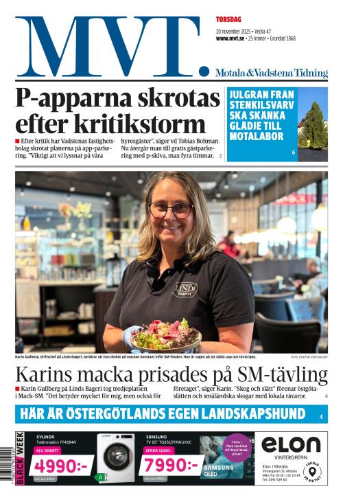 Motala Vadstena Tidning 20.11.2025