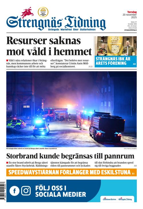 Strengnäs Tidning 20.11.2025