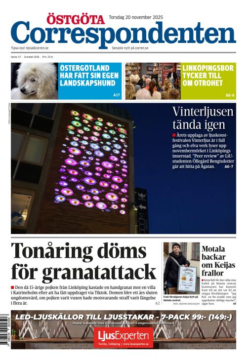 Östgöta Correspondenten 20.11.2025