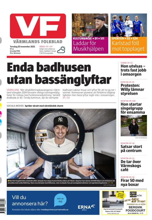 Värmlands Folkblad 20.11.2025
