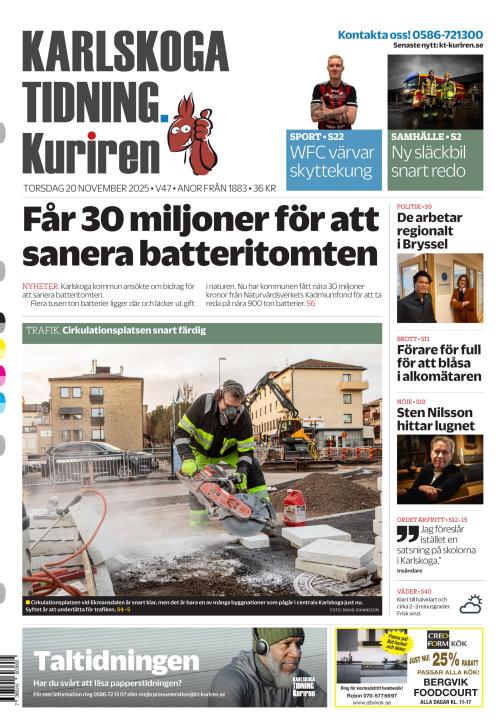 Karlskoga Tidning-Kuriren 20.11.2025