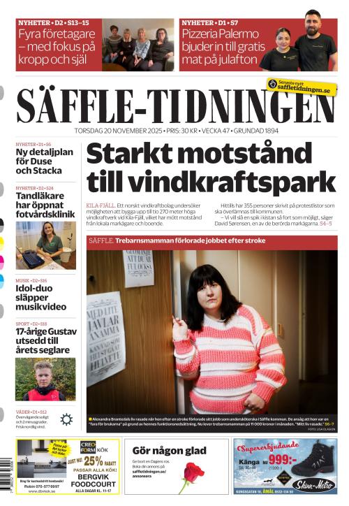 Säffle-Tidningen 20.11.2025