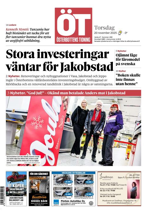 Österbottens Tidning 20.11.2025