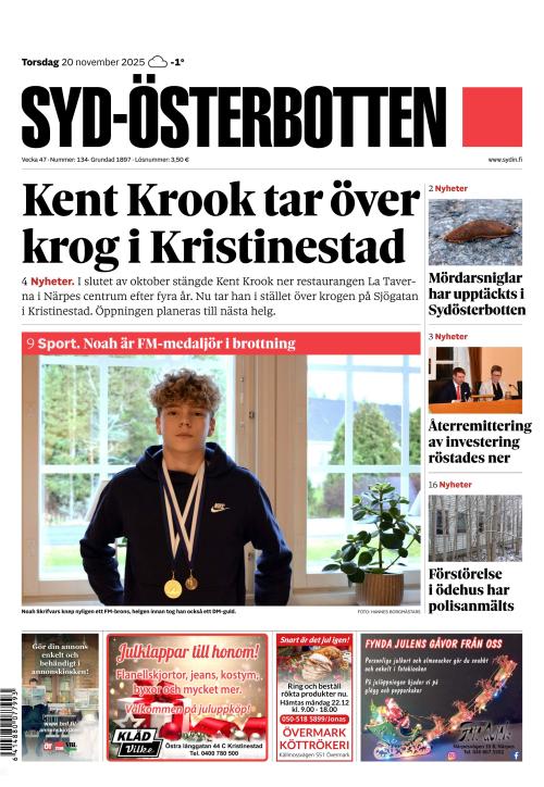 Syd-Österbotten 20.11.2025