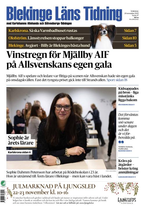 Blekinge Läns Tidning 20.11.2025