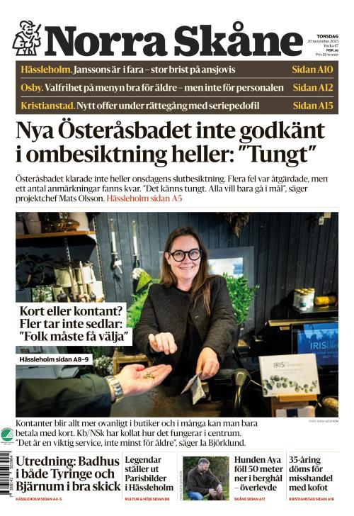 Norra Skåne 20.11.2025