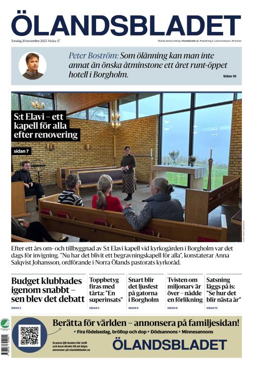 Ölandsbladet 20.11.2025