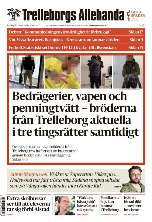 Trelleborgs Allehanda 20.11.2025