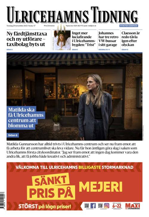 Ulricehamns Tidning 20.11.2025