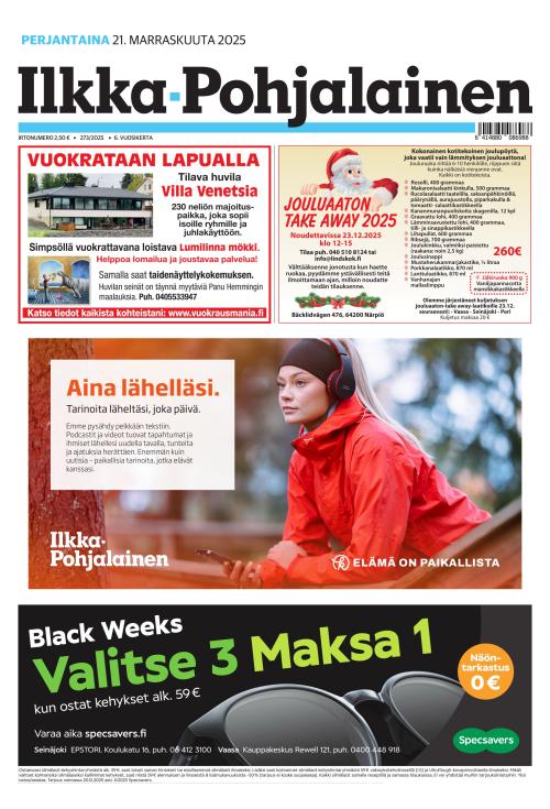 Ilkka-Pohjalainen 21.11.2025