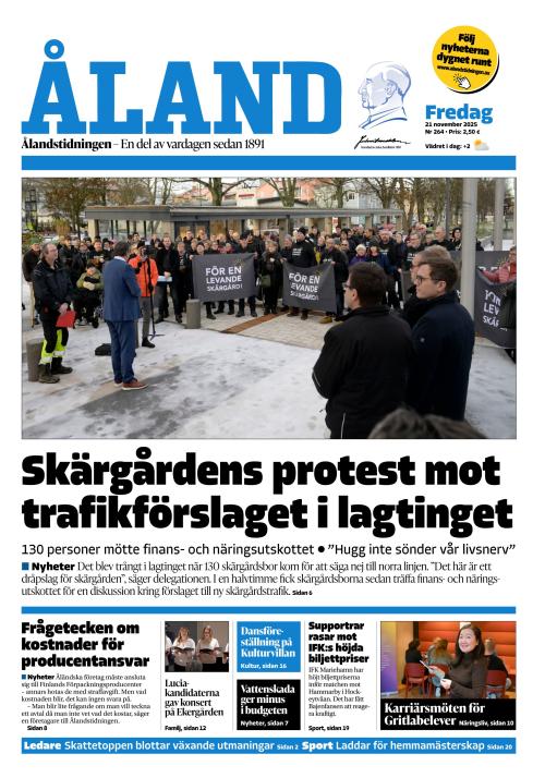 Ålandstidningen 21.11.2025