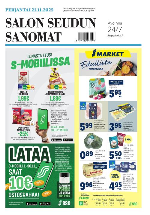 Salon Seudun Sanomat 21.11.2025
