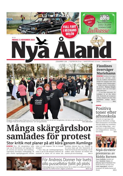 Nya Åland 21.11.2025