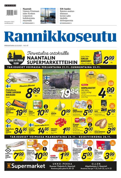 Rannikkoseutu 21.11.2025
