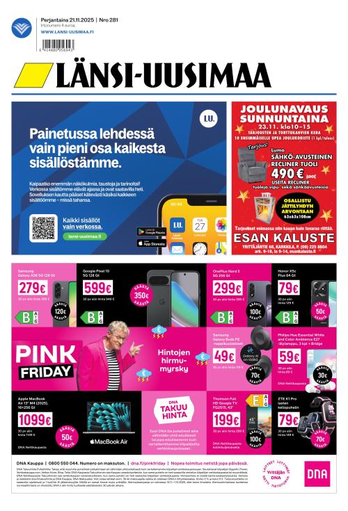 Länsi-Uusimaa 21.11.2025