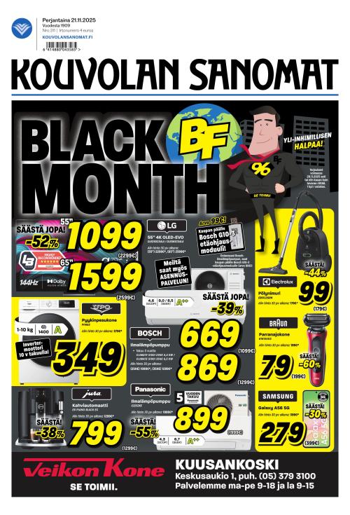 Kouvolan Sanomat 21.11.2025