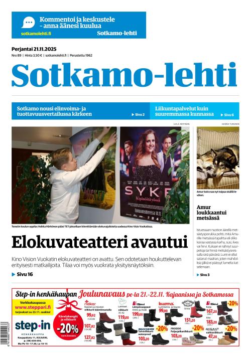 Sotkamo-lehti 21.11.2025