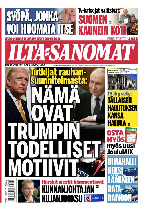 Ilta-Sanomat 21.11.2025