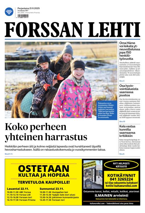 Forssan Lehti 21.11.2025