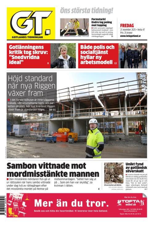 Gotlands Tidningar 21.11.2025