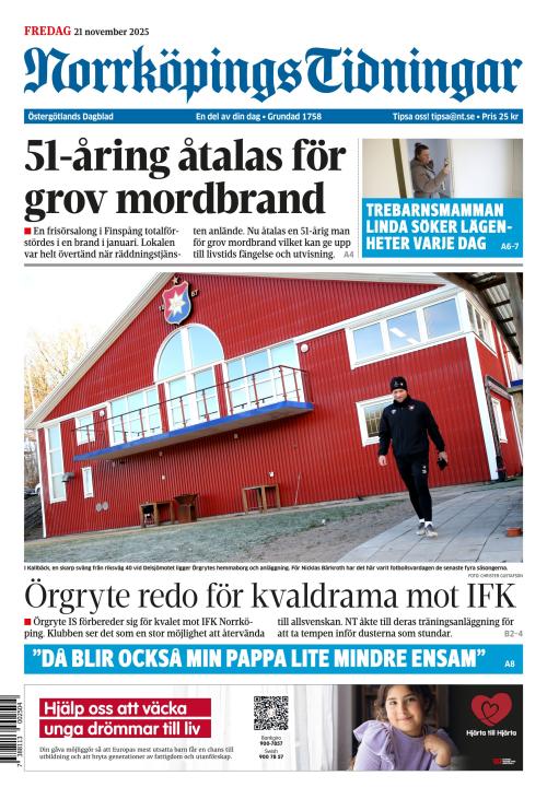 Norrköpings Tidningar 21.11.2025