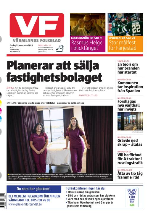 Värmlands Folkblad 21.11.2025