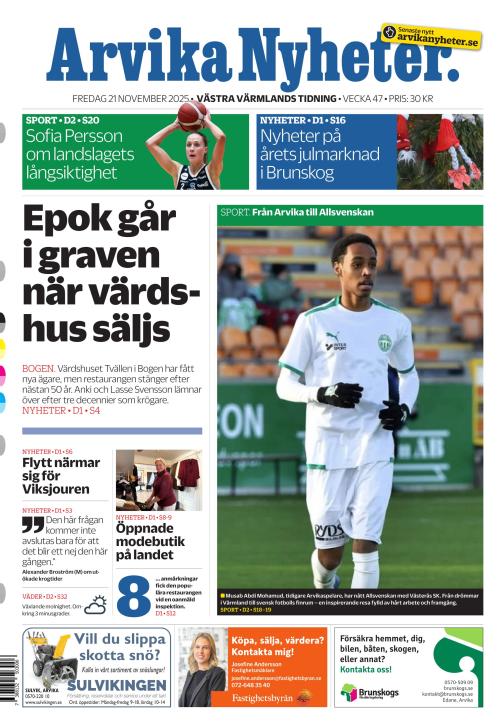Arvika Nyheter 21.11.2025