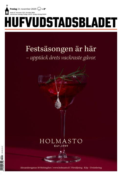 Hufvudstadsbladet 21.11.2025