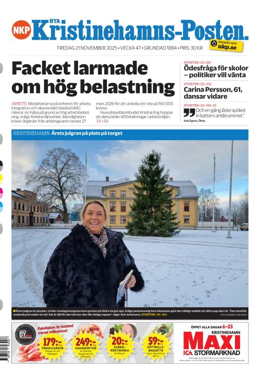 Nya Kristinehamns-Posten 21.11.2025