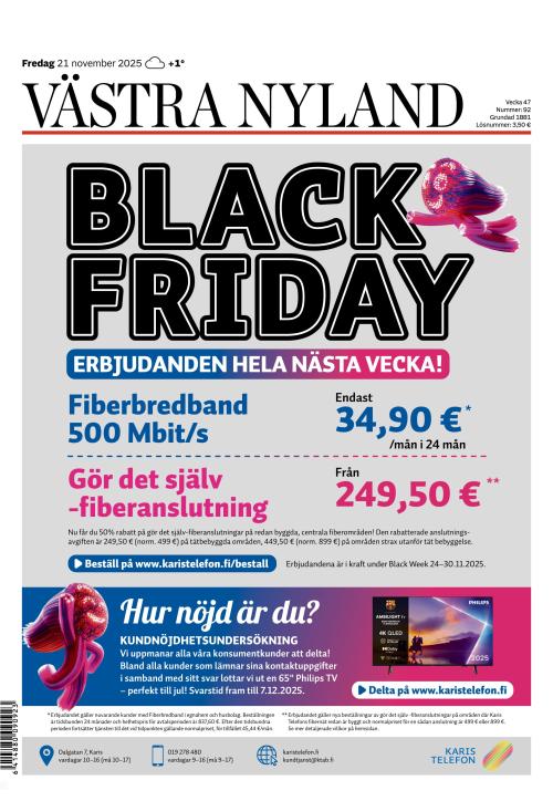 Västra Nyland 21.11.2025