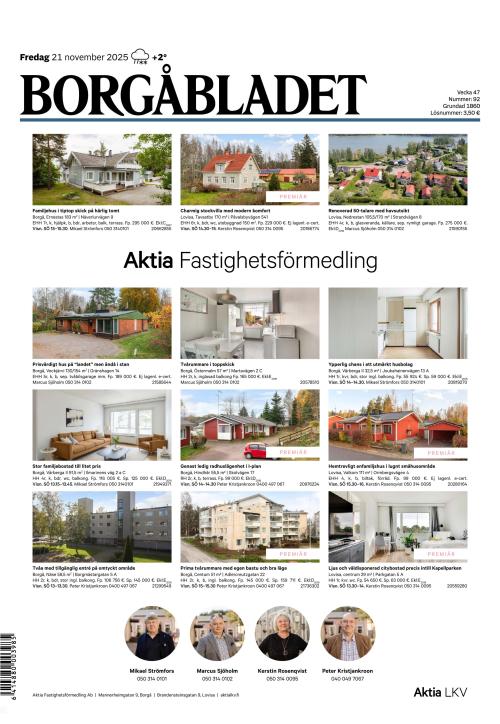Borgåbladet 21.11.2025