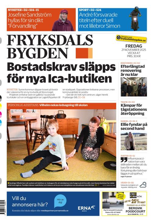 Fryksdals-Bygden 21.11.2025