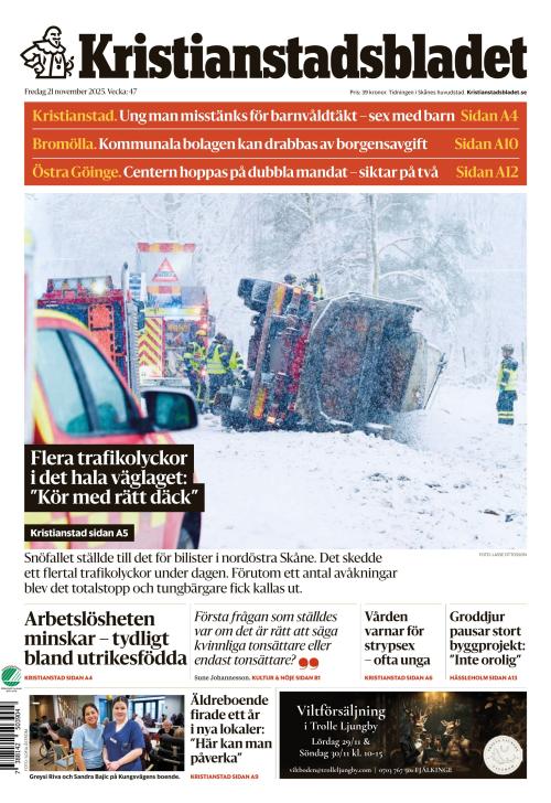 Kristianstadsbladet 21.11.2025