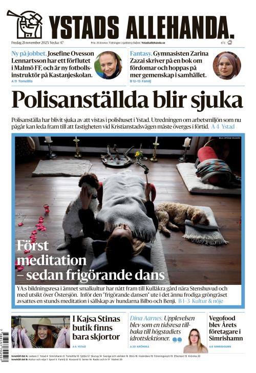 Ystads Allehanda 21.11.2025