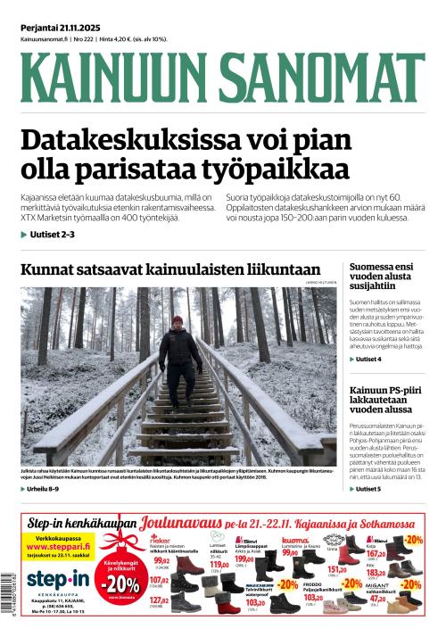 Kainuun Sanomat 21.11.2025