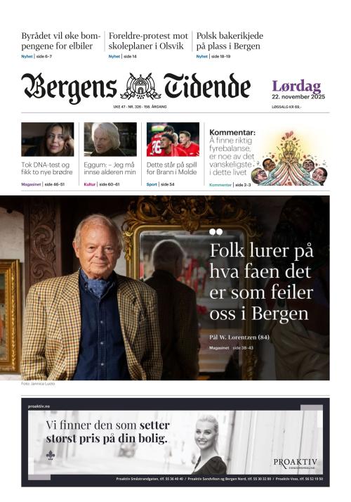 Bergens Tidende (NO) 22.11.2025