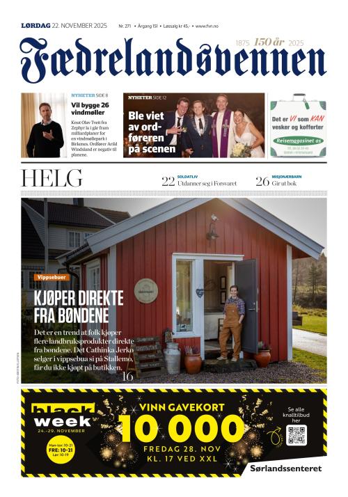 Fædrelandsvennen (NO) 22.11.2025